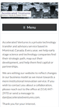 Mobile Screenshot of acceleratedventures.com
